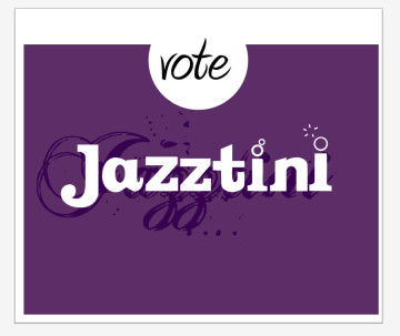 Jazztini logo design by Philip Williamson